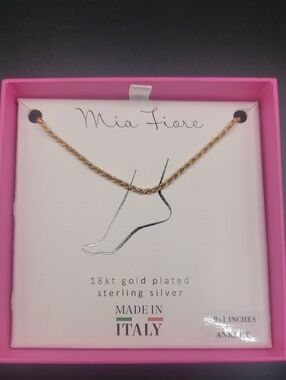 Mia Fiore 18kt Gold Plated Rope Bracelet - Gold